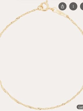Catbird sweet nothing yellow gold bracelet